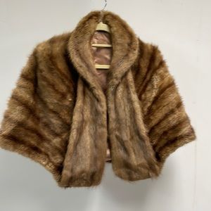 Vintage ladies fur throw